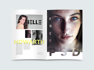 Magazine Mockup Example