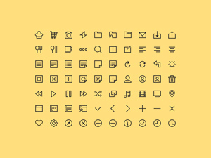 70 Simple Icons