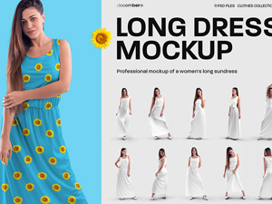 Long Dress Mockup