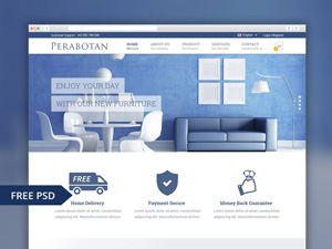 Perabotan Website Template