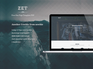 Zet – One Page Template