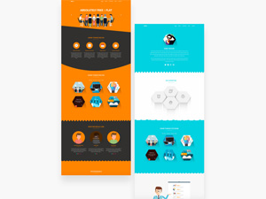Flat Design Template
