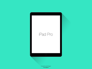 Flat iPad Pro Mockup