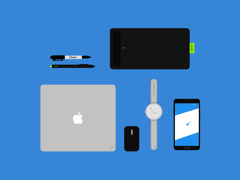 Flat Design Objects