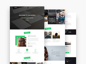 Matrix Landing Page