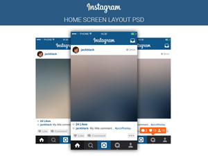 Instagram Main Screen