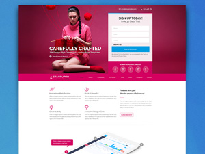 Startuprr Landing Page Template