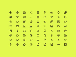 72 Basic Icons