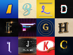 12 Photoshop Text Effects