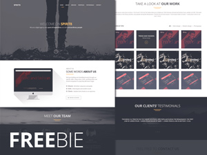 Spirit8 – Digital Agency One Page Template