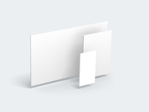 3D Website Showcase Mockup