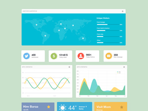 Admin DashBoard UI