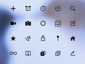 3D Touch Quick Action Menu Icons