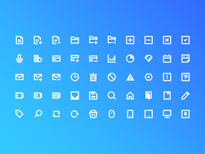 50 Blocky Icon Pack