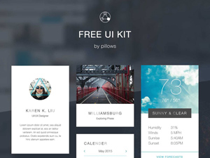 Bright And Clean Aesthetic UI Kit