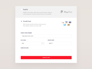 Credit Card Widget