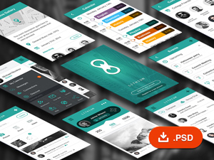 Lithium Mobile UI Kit