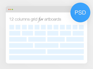 Bootstrap 12 Columns Grid For Artboards