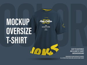 Oversize T-shirt Mockup