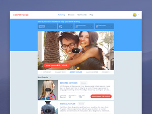 Website Landing Page
