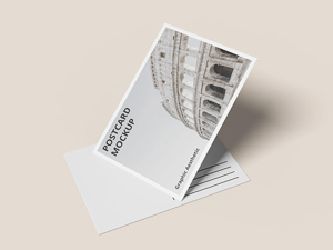 Postcard Mockup | A6 Postcard