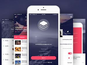 Clean & Modern iOS UI Kit