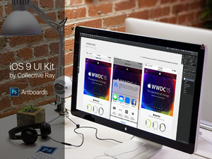 iOS 9 UI Kit – Artboards