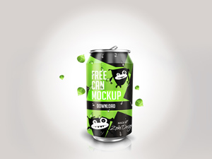 Soda Can Mockup