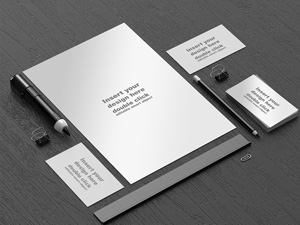 Black & White Office Mockup