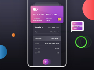 Add Credit Card App PSD