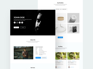 Again Portfolio Website Template
