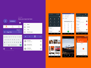Android Nougat GUI