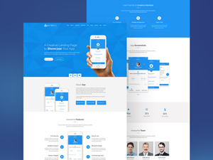 App Landing HTML5 Template