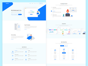 App Landing Page