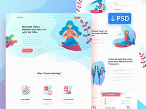 Yoga Website Template | BerYoga