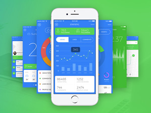 Blue Sky iOS UI Kit