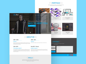 BlueShark Portfolio Template
