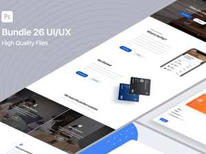 UI & UX PSD Bundle 26