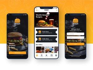 Burger City | Adobe XD UI Kit