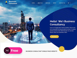 Business Consultant Website Template