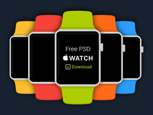 Flat Apple iWatch