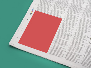 Newspaper Ad Mockup Sample