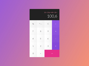 Calculator UI Design