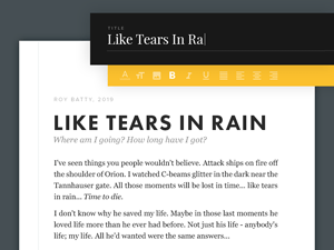 Text Editor UI