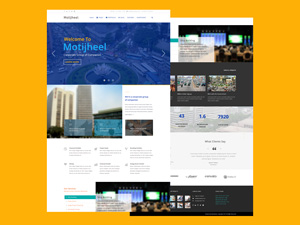 Motijheel One Page Template