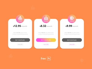 Choose Your Plan Design Template