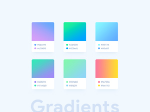 Clean Web Gradients Options