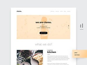 Clemo Website Template