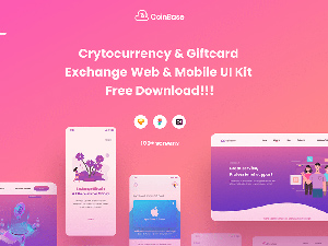 Web & Mobile Xd UI Kit | CoinBase