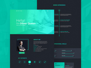 ComeOut – Portfolio/Resume Template